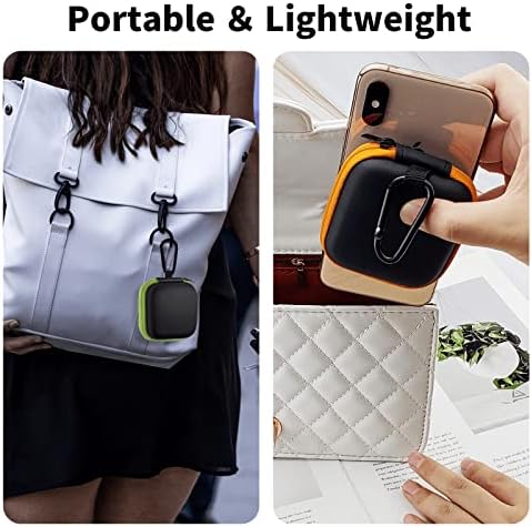 MOLOVA 5 опаковки, квадратен калъф за слушалки, преносими EVA-куфар, Чанта за съхранение на аксесоари за мобилни телефони,