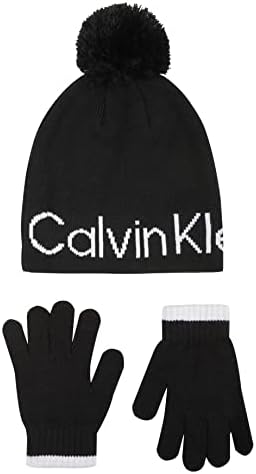 Комплект шапка и ръкавици Calvin Klein момичета за момичета