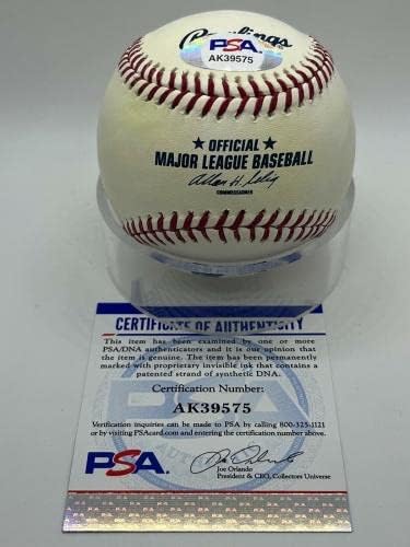 Дани Хультцен Сиатъл Маринърс Подписа Автограф Официален представител на OMLB Baseball PSA DNA - Бейзболни топки С Автографи