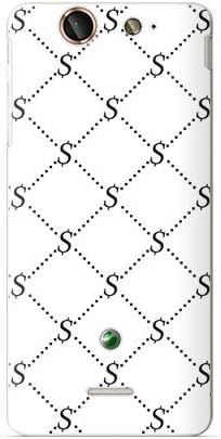Дизайн SECOND SKIN С монограм Бял x black (прозрачен) от ROTM/за Xperia SX SO-05D/docomo DSEXSX-PCCL-202-Y354
