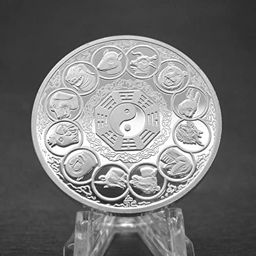 Възпоменателна Монета Дракон Китайски Талисман, Декориран С Монети Култура Дракон, С Колекционерска Стойност, Вызовная