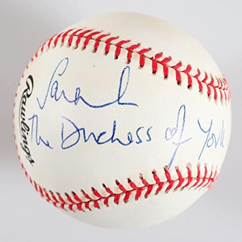 Сара-херцогинята на Йорк, Подписано на Играта топката – COA JSA - Бейзболни топки с автографи
