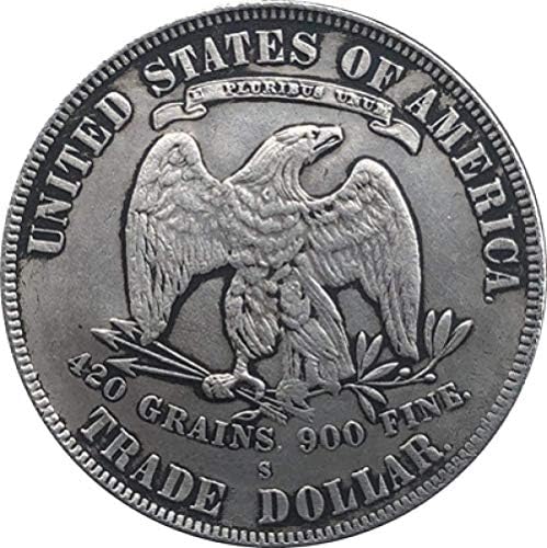 Търговска Доларова Монета 1874-Те години на копие на Копие на Подарък за Него