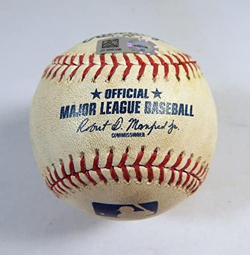 2019 Chicago Cubs Pit Pirates Използвани Бейзболни Топки Wilson Contreras RBI Двойно 3 - Използвани Бейзболни Топки