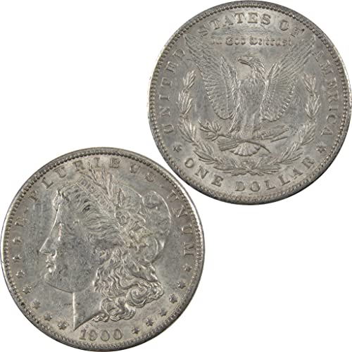 Доларът Морган 1900 AU Около необращенной монети от 90% сребро на стойност 1 долар Артикул: I5527