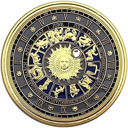 Съединените Щати Дванадесет Съзвездия Диамант Монета Златна Колекция Възпоменателни монети на Дева Фън Шуй Желание на