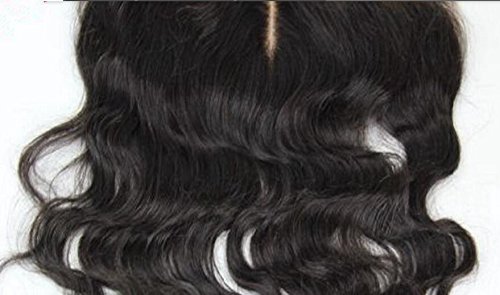 DaJun 6A 13 4 Затваряне на средната част на Бразилски Човешки Девствени Косата Обемна Вълна Естествен цвят (марка:
