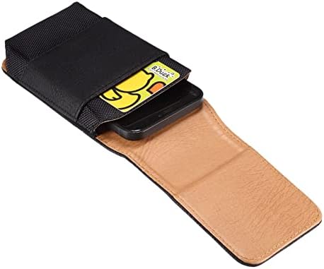 Чанта-кобур за носене Калъф за телефон с притежателя на карта, който е съвместим с iPhone 12mini, 13mini, SE2020, 11