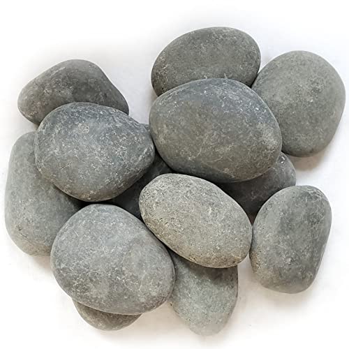 Черни камъни 1-2 инча, 5 килограма естествена Нешлифованной Каменна Камъчета за растения, Градини, Наскальной живопис,