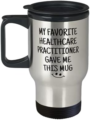 Любимите ми лекар ми даде Тази чаша, една Забавна и уникална коледна идея от Healthcare Practicer, пътна чаша от неръждаема