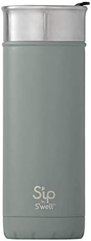 Пътна чаша S 'ip by S' well от неръждаема стомана - 16 течни унции - на Празен лист - Двупластова пътна чаша с вакуумна
