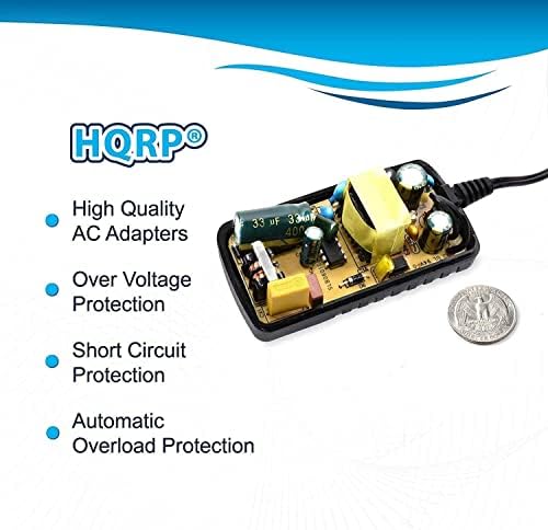 Адаптер за променлив ток HQRP е Съвместим с Grace Digital GDI-IR2600 Innovator-X Wi-Fi Интернет радио захранващия Кабел