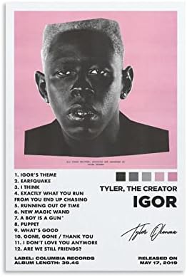 Тайлър Плакат Създател - Игор Плакат на Обложката на албума Плакати за Стая Естетически Платно монтаж на стена Арт Декор