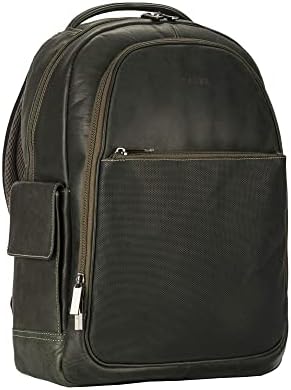 Мъжка кожена раница VELEZ - 15-Инчовата чанта за лаптоп - Раница за бизнес Пътувания - Тънка Дизайнерска чанта за книги