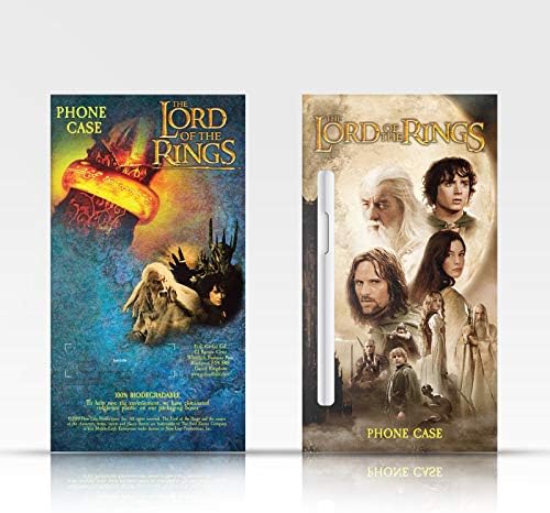 Дизайн на своята практика за главата Официално Лицензиран The Lord of the Rings The Fellowship of The Ring Графика Гарцующего Пони Кожен калъф-книжка-джобен формат, Съвместим с Apple iPhone 1