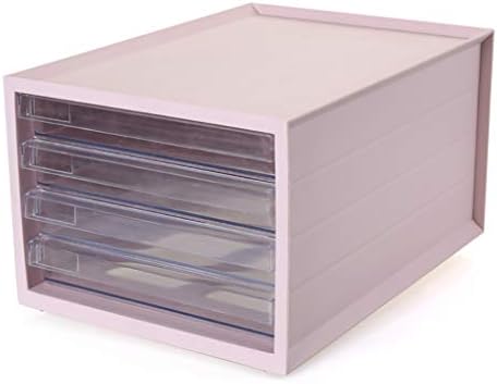 Кутия за съхранение на Настолна Кутия За съхранение на Плъзгаща се Шкаф За съхранение на Файл с формат А4 Многослоен