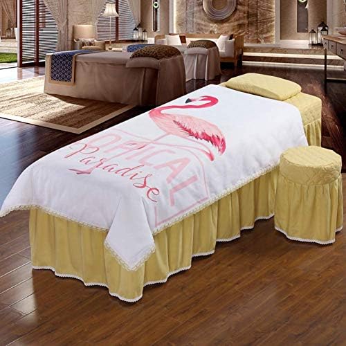 Комплекти чаршафи за масаж на масата Премиум-клас ZHUAN с Дупка за лице, Масажни Легла, Пола, Калъфка, Дантелени Покривки