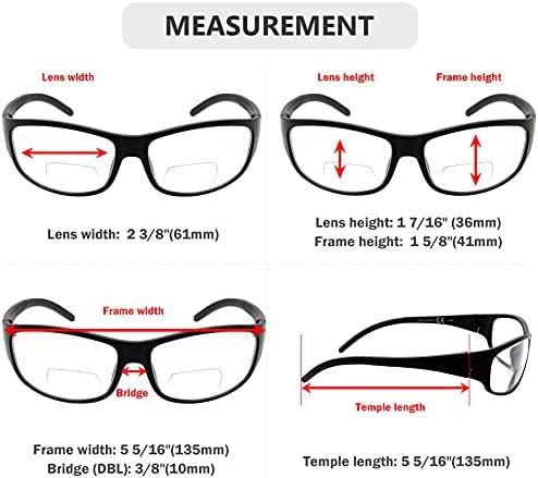 Защитни Бифокални Очила За четене Eyekepper 3-pack