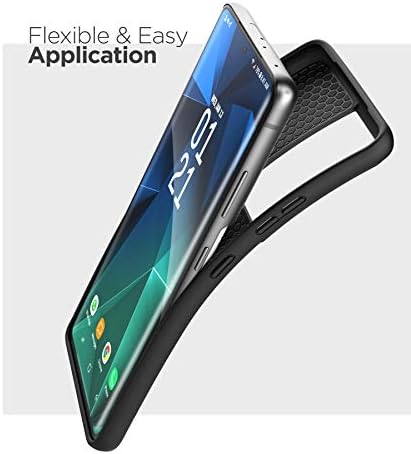 Калъф е Предназначен за Samsung Galaxy S21 Ultra с клипс за колан (Тънка броня), Тънък Калъф за телефон с кобур - Черен