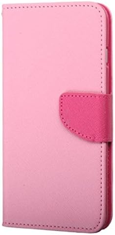 Чантата Asmyna MyJacket с отделение за карти за iPhone 6 Плюс - търговия на Дребно опаковка - Бял модел / розова подплата