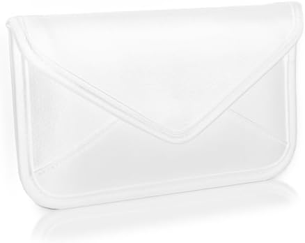 Калъф BoxWave за BLU C5 (2019) (Case by BoxWave) - Луксозни Кожена чанта-месинджър, чанта-плик от изкуствена кожа за