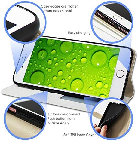 за Samsung Note 10, Galaxy Note 10, Калъф-за награда Fancy Art Wallet с панти капак за телефон, A23001 Зелено водно Конче