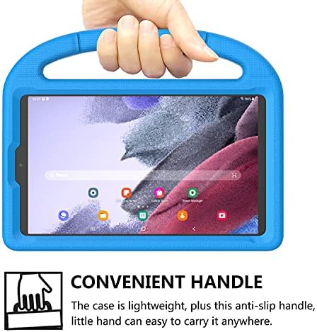 Детски калъф за Samsung Galaxy Tab A7 Lite 8,7 инча 2021, DJ & RPPQ, Лек, устойчив на удари Сладък калъф за деца с дръжка-стойка